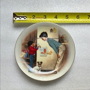 1985 Avon Collectible 5” Mother’s Day Plate Creation of Love Porcelain 22K Gold